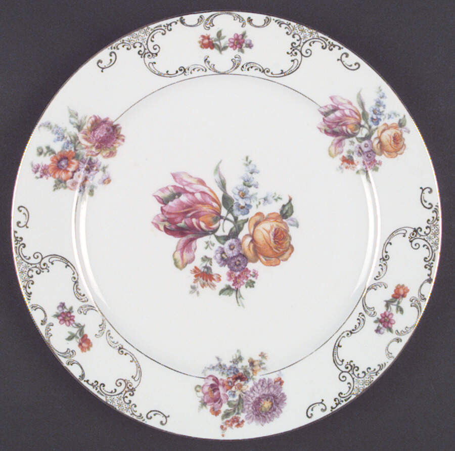 VIT140 Dinner Plate by Victoria (Czech)-1