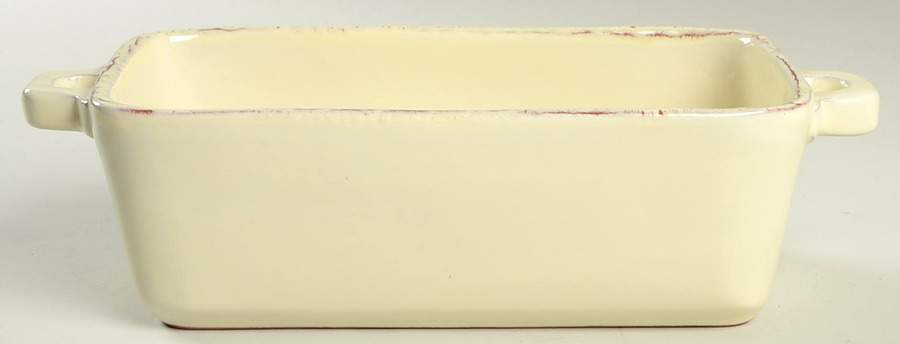 Crema Loaf Pan by Vietri (Italy)-1