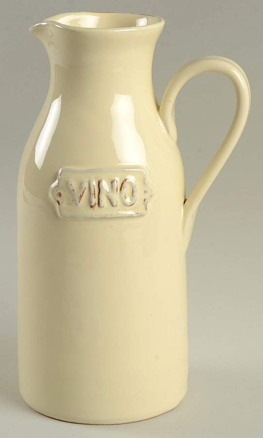 Crema 32 Oz Pitcher by Vietri (Italy)-1