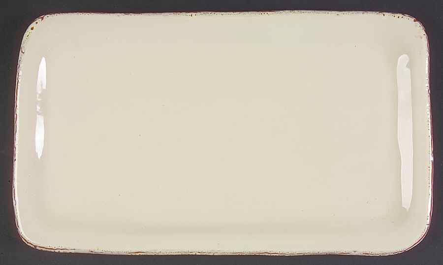 Crema 12" Rectangular Serving Platter by Vietri (Italy)-1