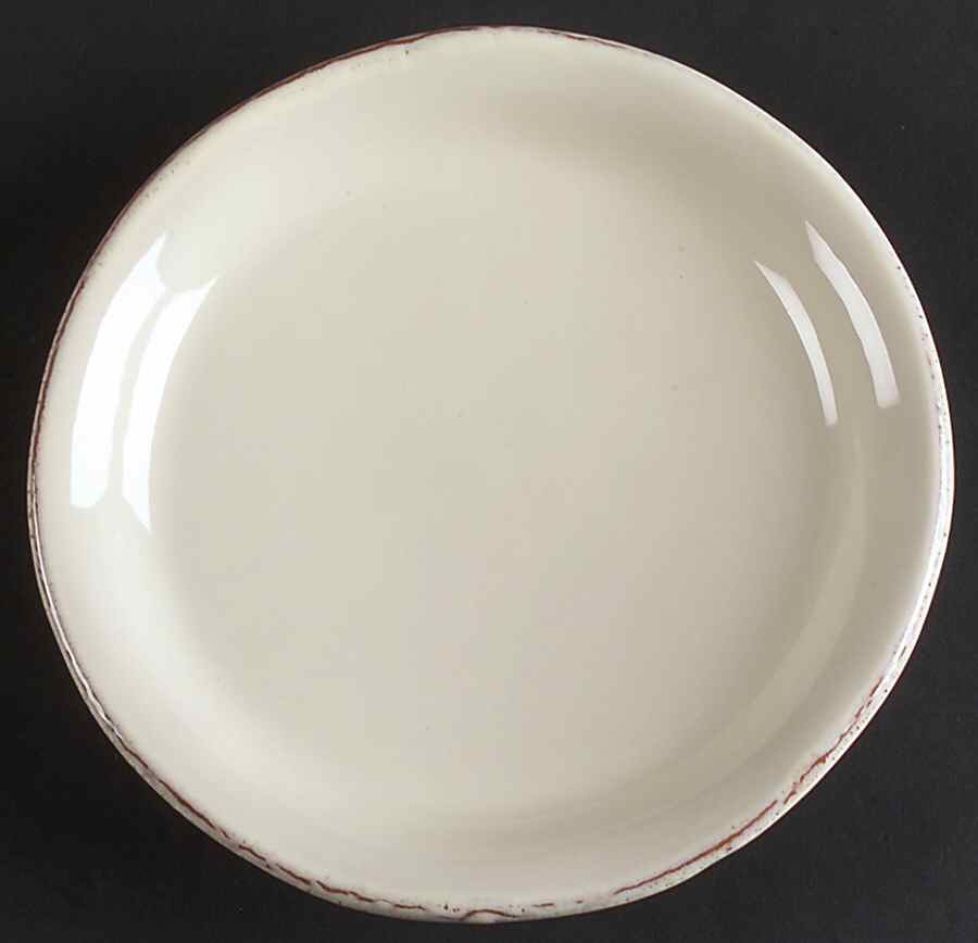 Crema Canape Plate by Vietri (Italy)-1