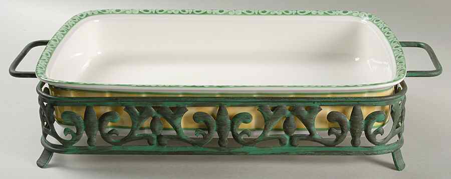 Summerhouse 14" Lasagna W/Metal Rack by Villeroy & Boch-1