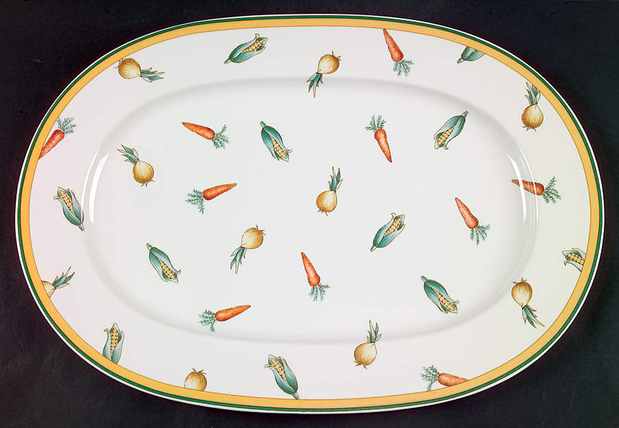 A La Ferme 16" Oval Serving Platter by Villeroy & Boch-1