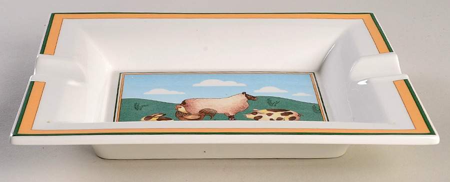 Les Animaux Large Ashtray by Villeroy & Boch-1