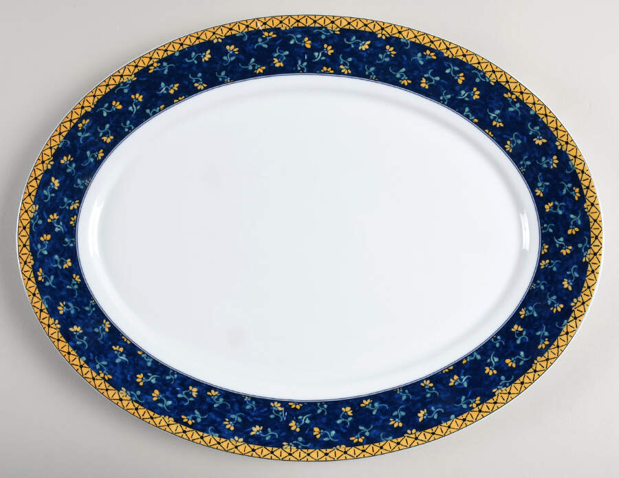 Canarias 14" Oval Serving Platter by Vista Alegre-1