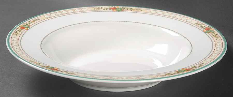 Golden Fruits Large Rim Soup Bowl by Villeroy & Boch-1