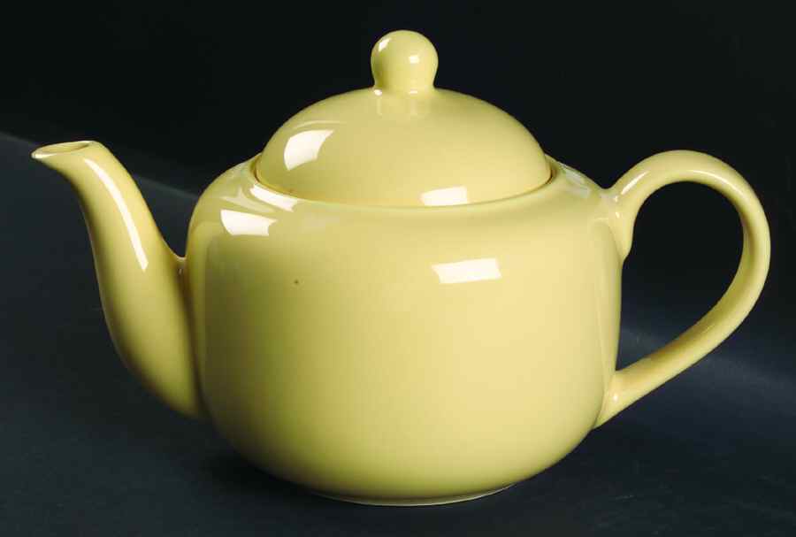 Prisma Yellow (Vanilla) Teapot & Lid by Vista Alegre-1