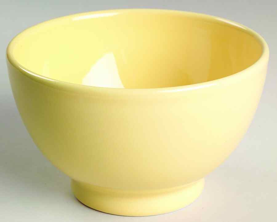 Prisma Yellow (Vanilla) 5" Footed Bowl by Vista Alegre-1