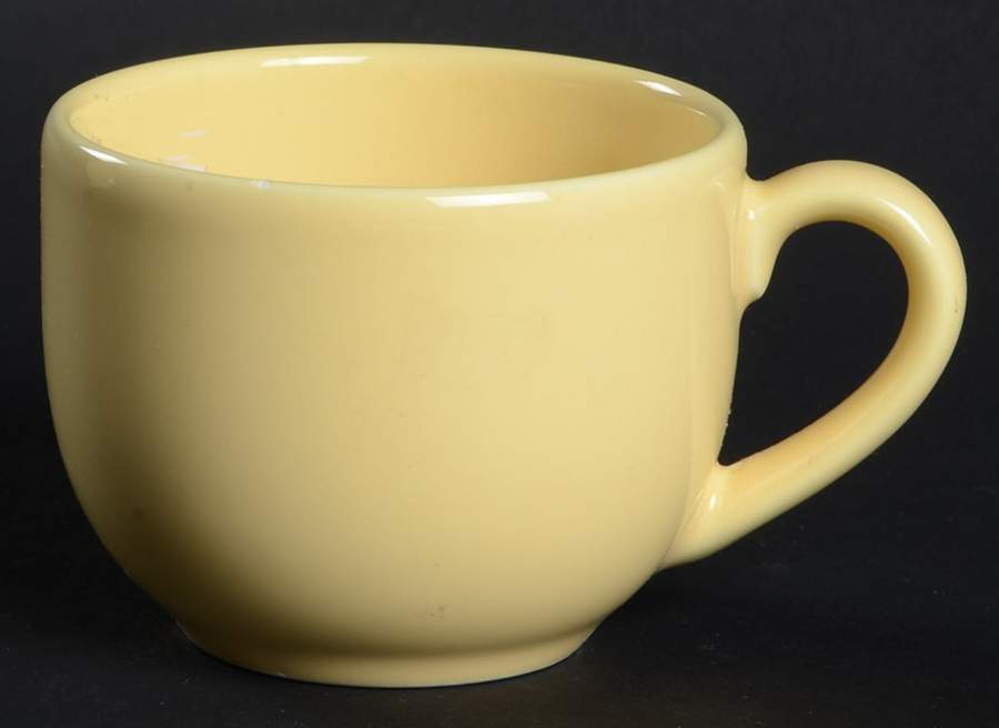 Prisma Yellow (Vanilla) Flat Demitasse Cup by Vista Alegre-1