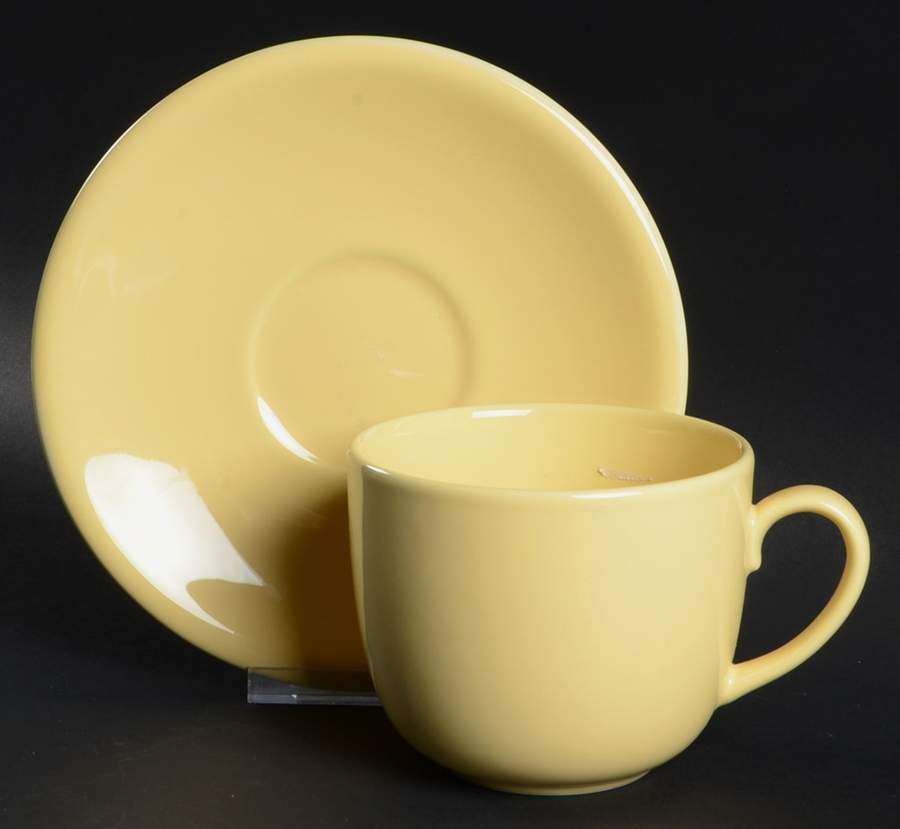 Prisma Yellow (Vanilla) Breakfast Cup & Saucer Set by Vista Alegre-1
