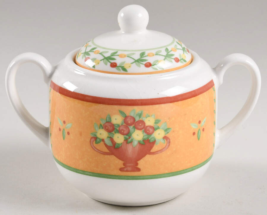 Toscana Sugar Bowl & Lid by Vista Alegre-1