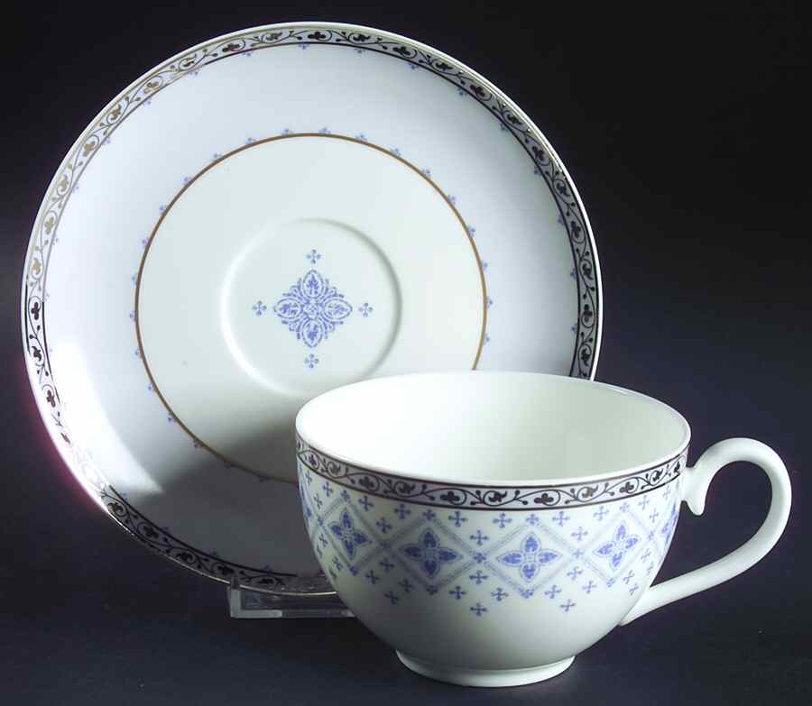 Azurea Breakfast Cup & Cream Soup Saucer Set by Villeroy & Boch-1