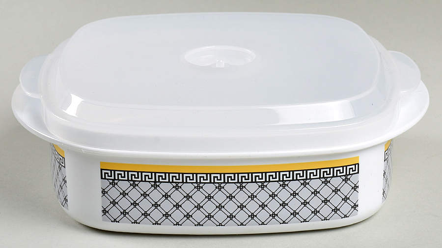 Audun Ferme Medium Square Melamine Bowl w/Plastic Lid by Villeroy & Boch-1