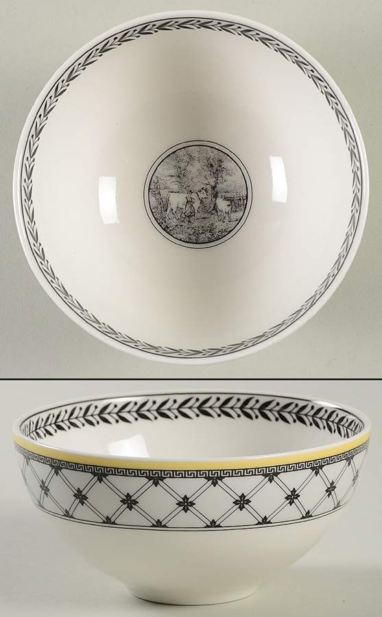 Bol Individuel Villeroy & Boch Audun Ferme - 16 Cm De Diamètre - Blanc Avec Motifs Multicolores - Porcelaine De Qualité, Micro-ondes Et Lave-vaisselle