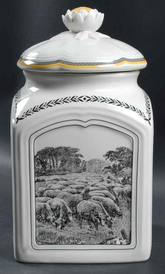 Audun Ferme Medium Canister & Lid by Villeroy & Boch-1