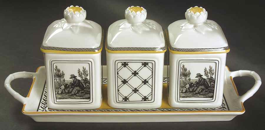 Audun Ferme (4 Piece) Jam/Jelly Set (3 JJ & JJS4AT) by Villeroy & Boch-1