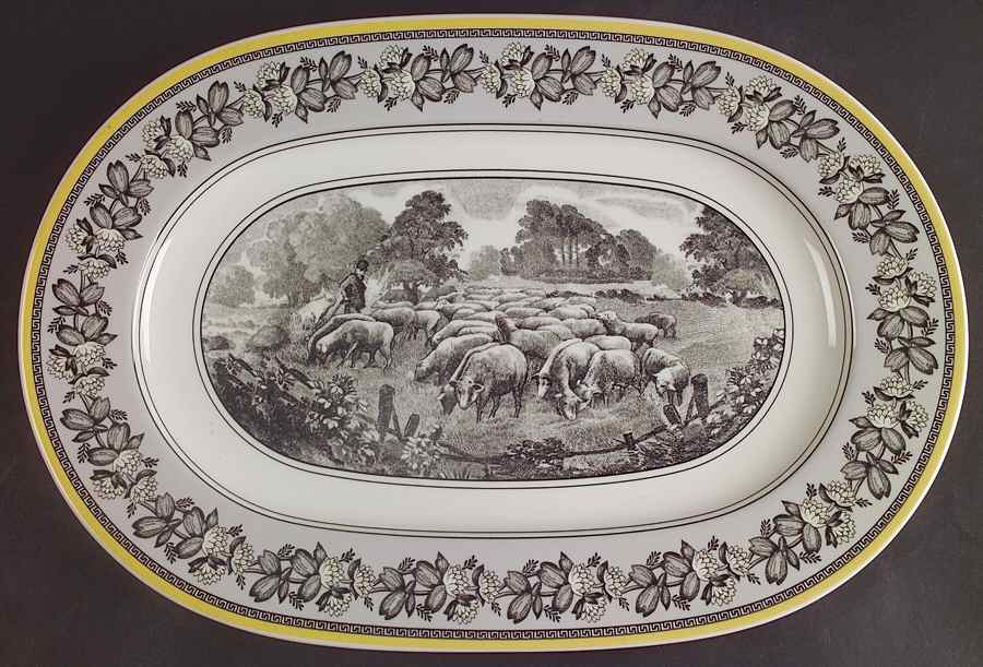 Audun Ferme 13" Oval Serving Platter by Villeroy & Boch-1