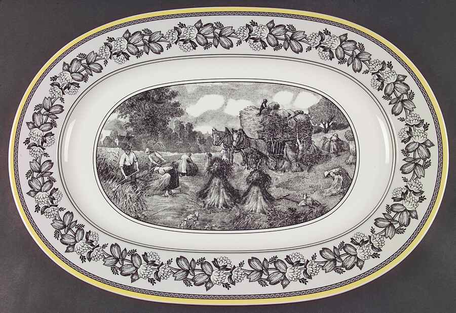 Audun Ferme 16" Oval Serving Platter by Villeroy & Boch-1