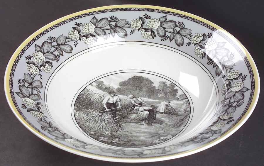 Audun Ferme 10" Shallow Round Bowl by Villeroy & Boch-1