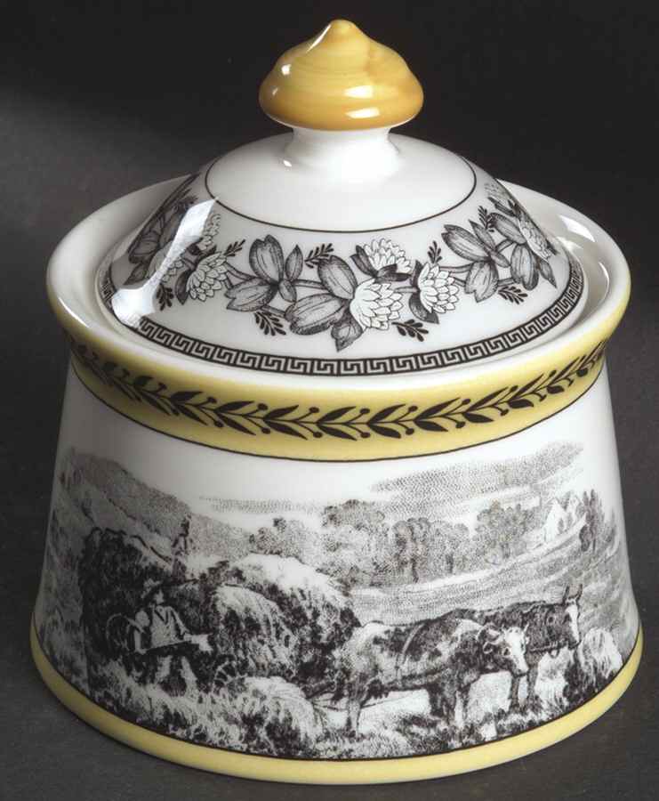 Audun Ferme Sugar Bowl & Lid by Villeroy & Boch-1