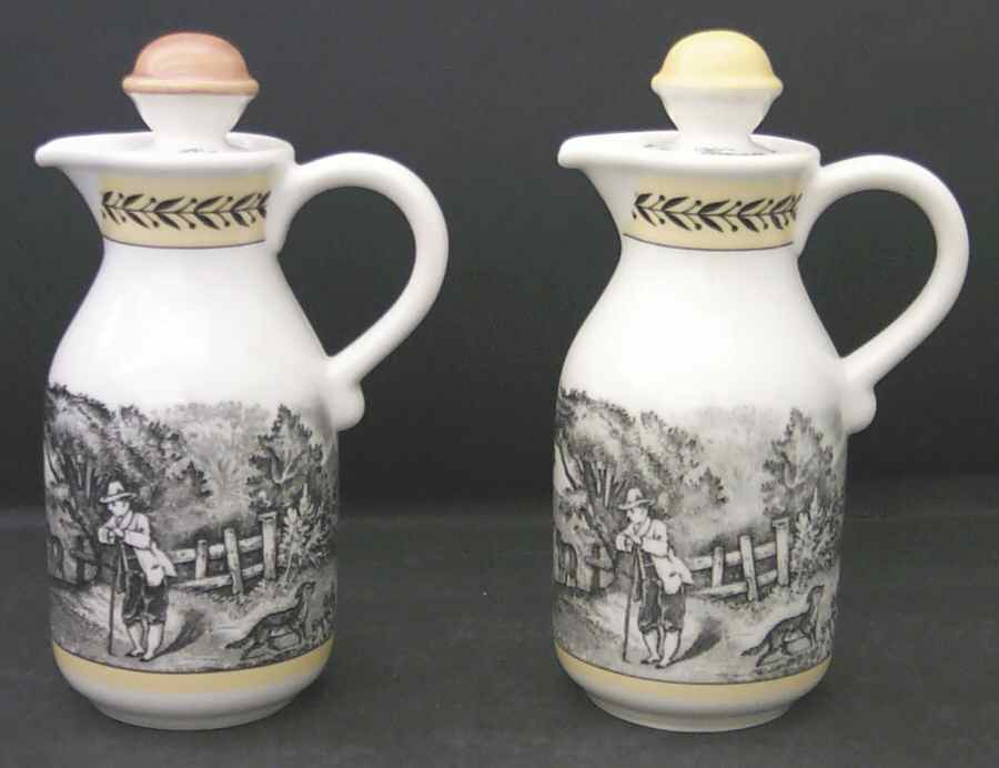 Audun Ferme Vinegar and Oil Set with "V" and "O" Stoppers by Villeroy & Boch-1