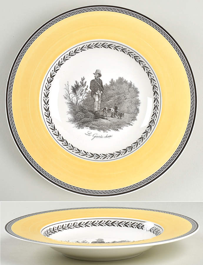 Audun Chasse Large Rim Soup Bowl by Villeroy & Boch-1