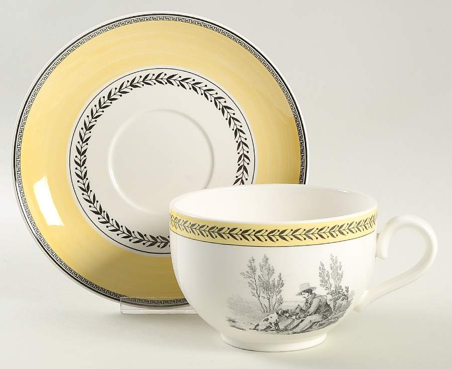 Audun Chasse Jumbo Cup & Saucer Set by Villeroy & Boch-1