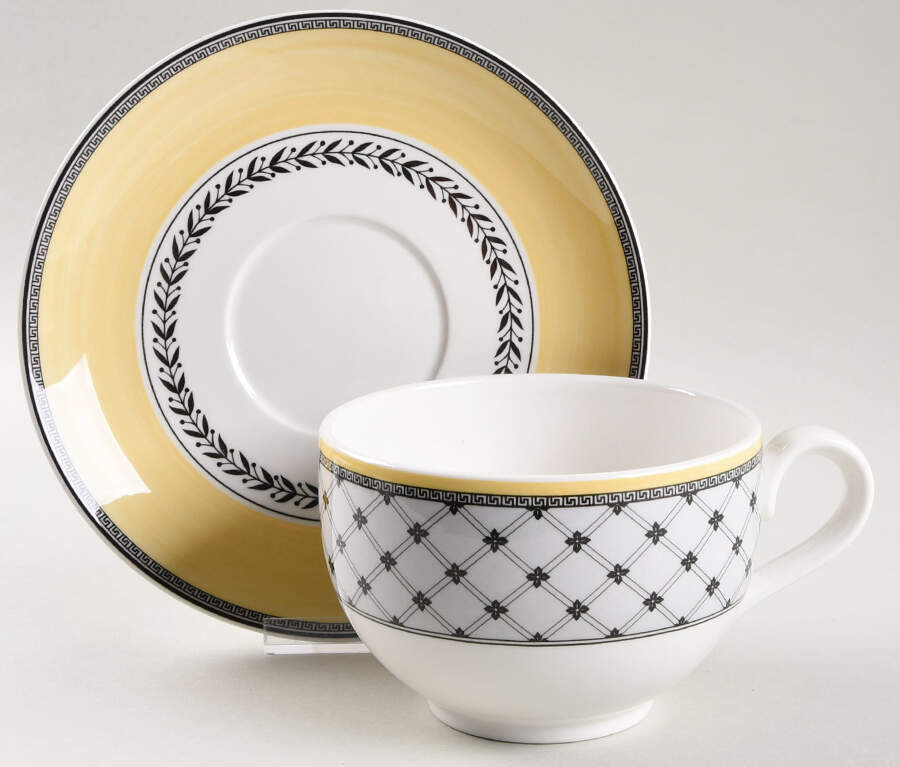 Audun Promenade Jumbo Cup & Saucer Set by Villeroy & Boch-1