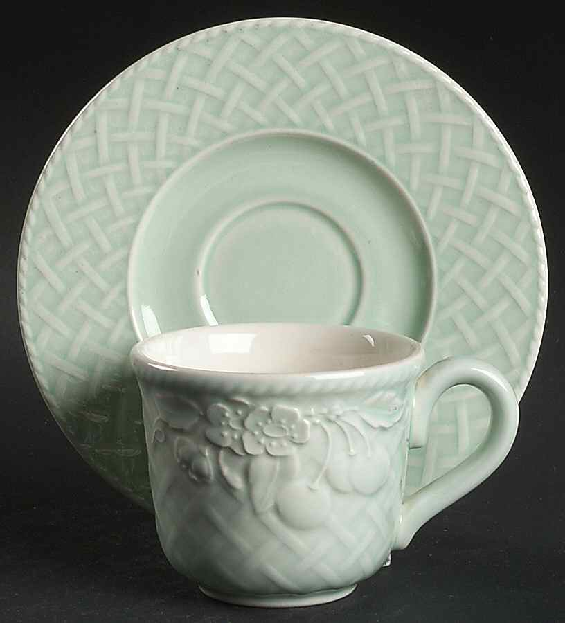 Piemont Primavera Flat Demitasse Cup & Saucer Set by Villeroy & Boch-1