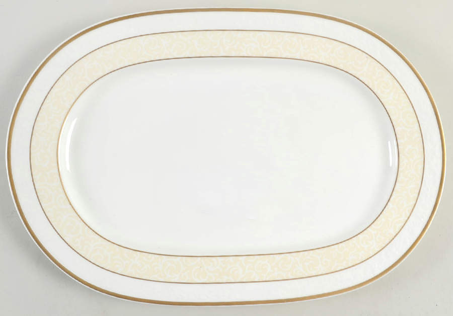 Ivoire 13" Oval Serving Platter by Villeroy & Boch-1