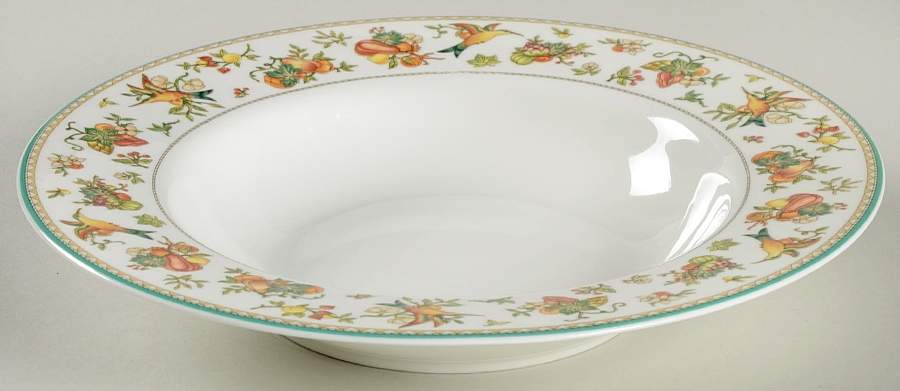 Golden Birds Large Rim Soup Bowl by Villeroy & Boch-1