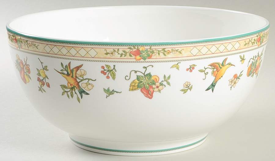 Golden Birds 9" Round Vegetable Bowl by Villeroy & Boch-1