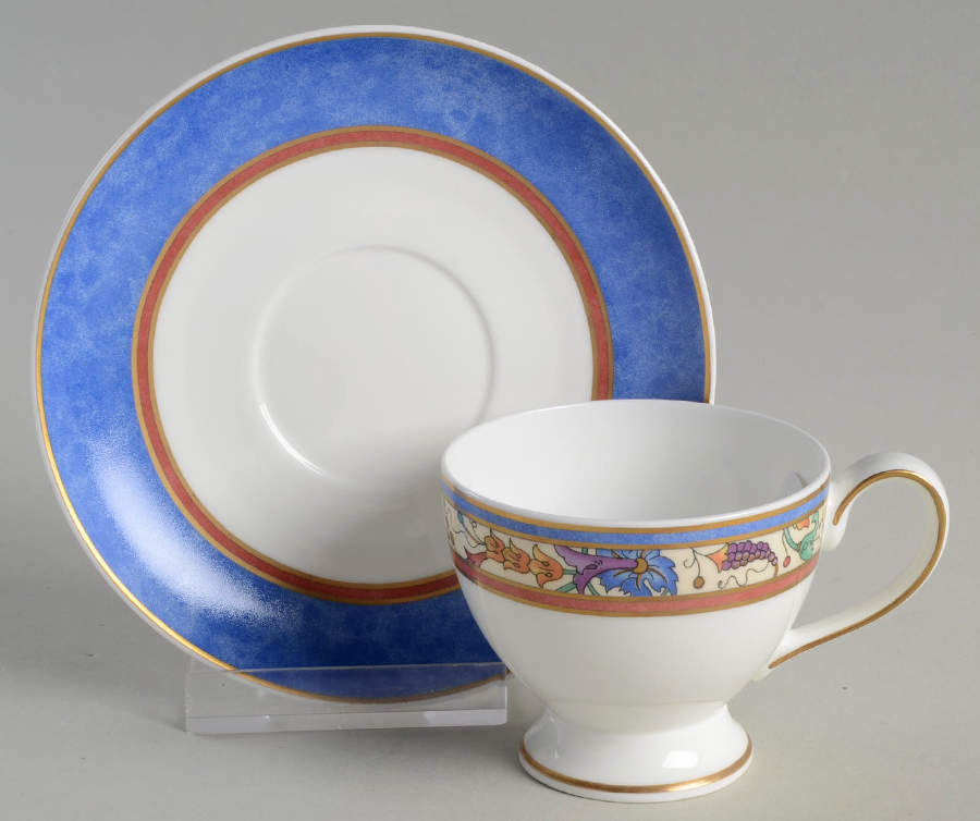 Madeline Flat Demitasse Cup & Saucer Set by Villeroy & Boch-1