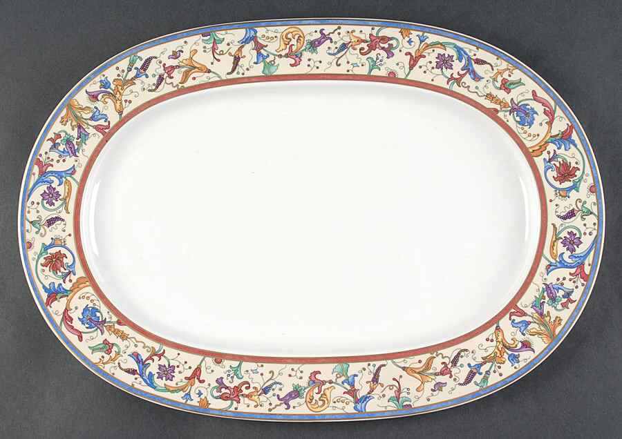 Madeline 16" Oval Serving Platter by Villeroy & Boch-1