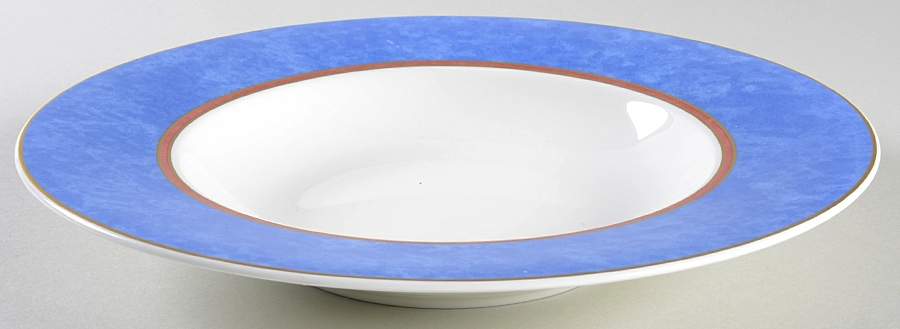 Madeline Bleu Ciel Large Rim Soup Bowl by Villeroy & Boch-1