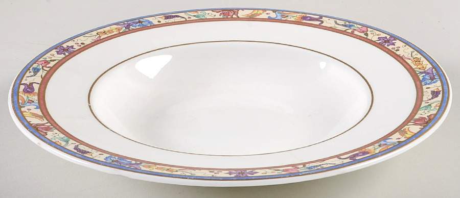 Madeline Filet Rouge Large Rim Soup Bowl by Villeroy & Boch-1