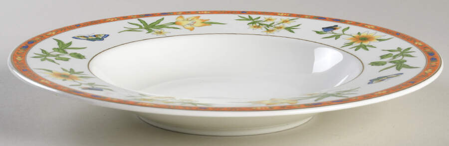 Selina Fleurs Large Rim Soup Bowl by Villeroy & Boch-1