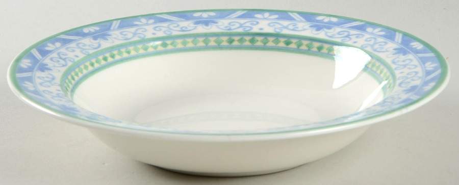 Perugia Azur Rim Cereal Bowl by Villeroy & Boch-1