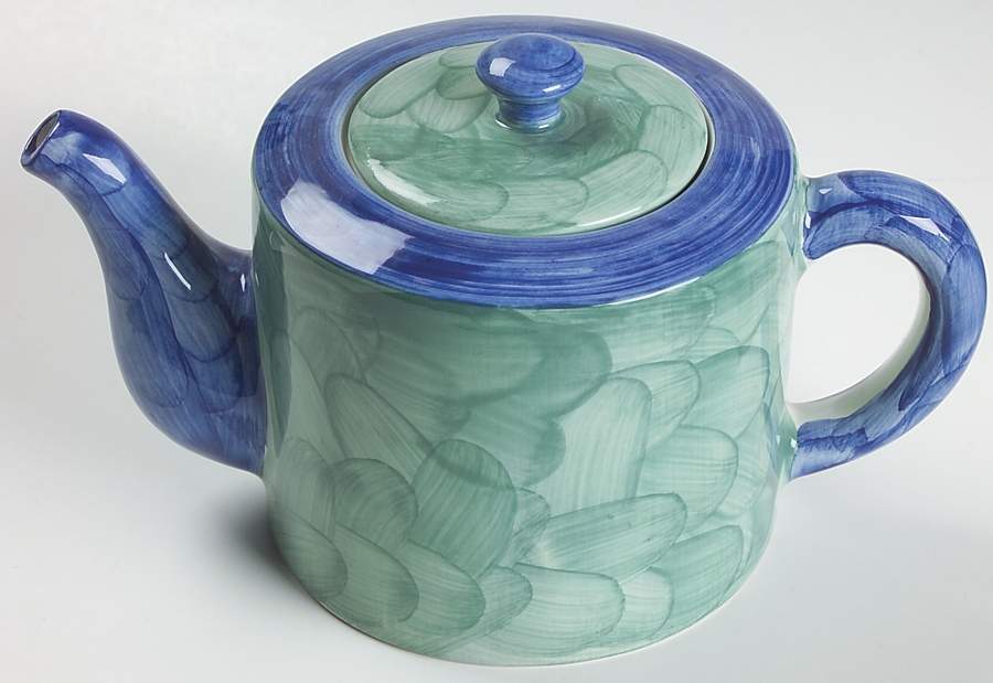 Blue Leaves Teapot & Lid by Villeroy & Boch-1