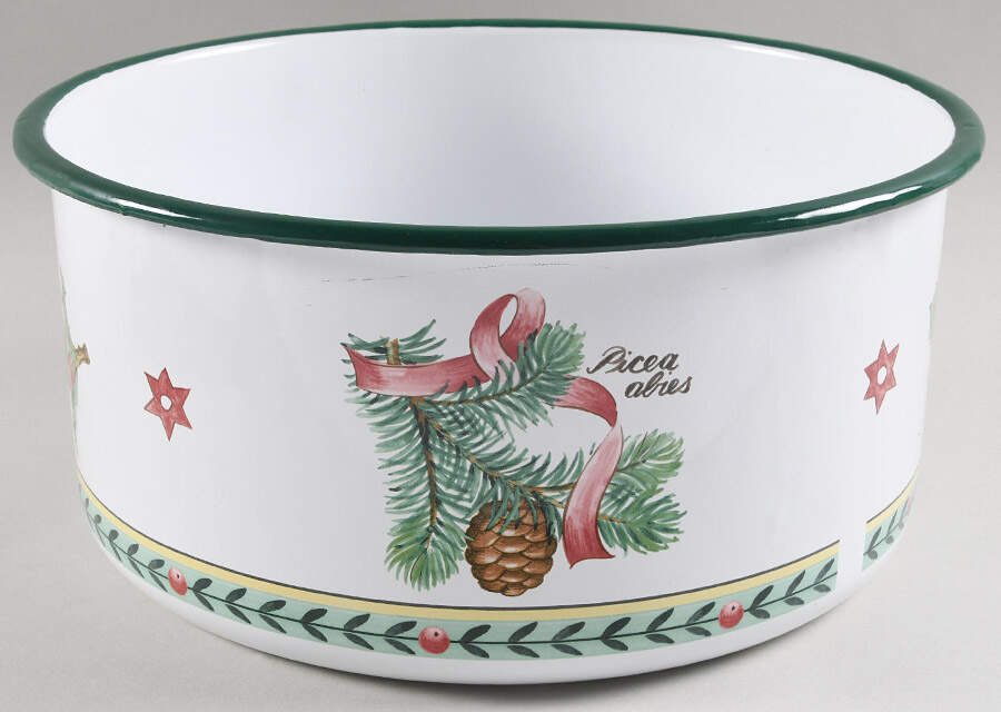 French Garden Christmas 8 Quart Metal Stockpot No Lid by Villeroy & Boch-1