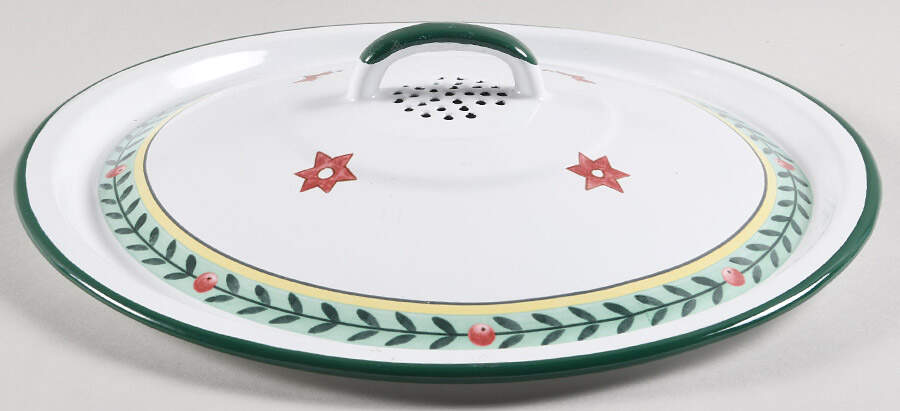French Garden Christmas Lid for 8 Qt Metal Stockpot by Villeroy & Boch-1
