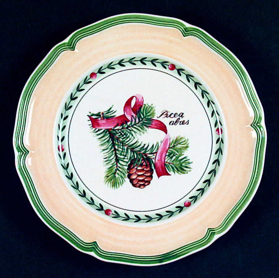 French Garden Christmas Salad Plate by Villeroy & Boch-1