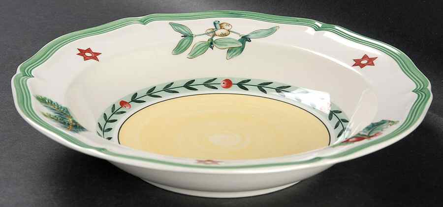 French Garden Christmas Rim Cereal Bowl by Villeroy & Boch-1
