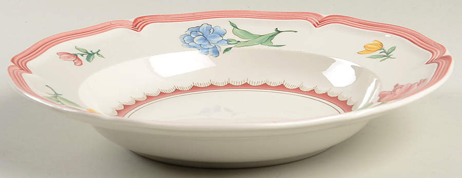 Jardin d'Alsace Fleur Large Rim Soup Bowl by Villeroy & Boch-1