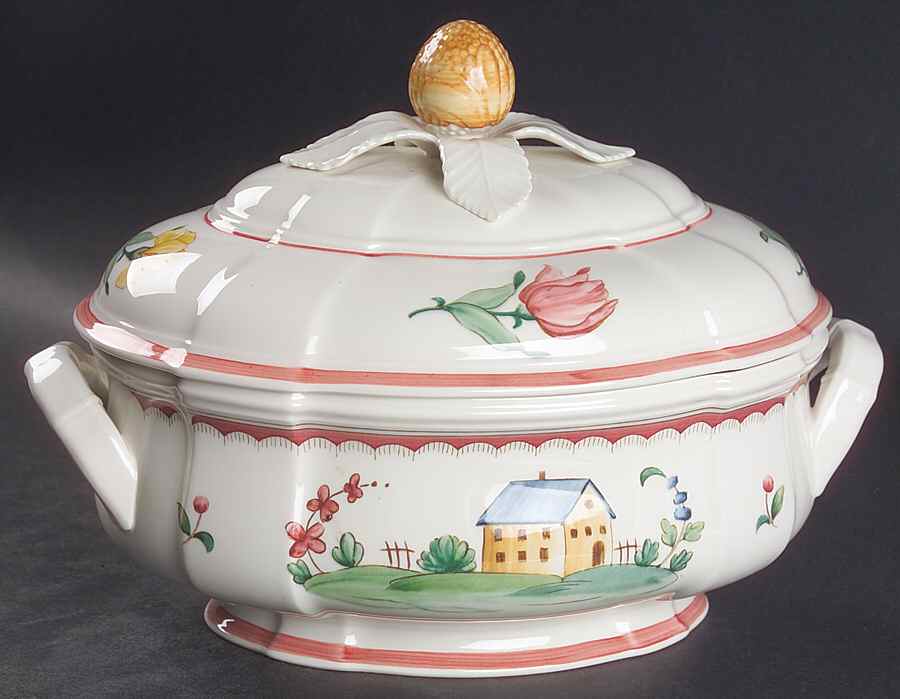 Jardin d'Alsace Fleur Tureen &  Lid by Villeroy & Boch-1