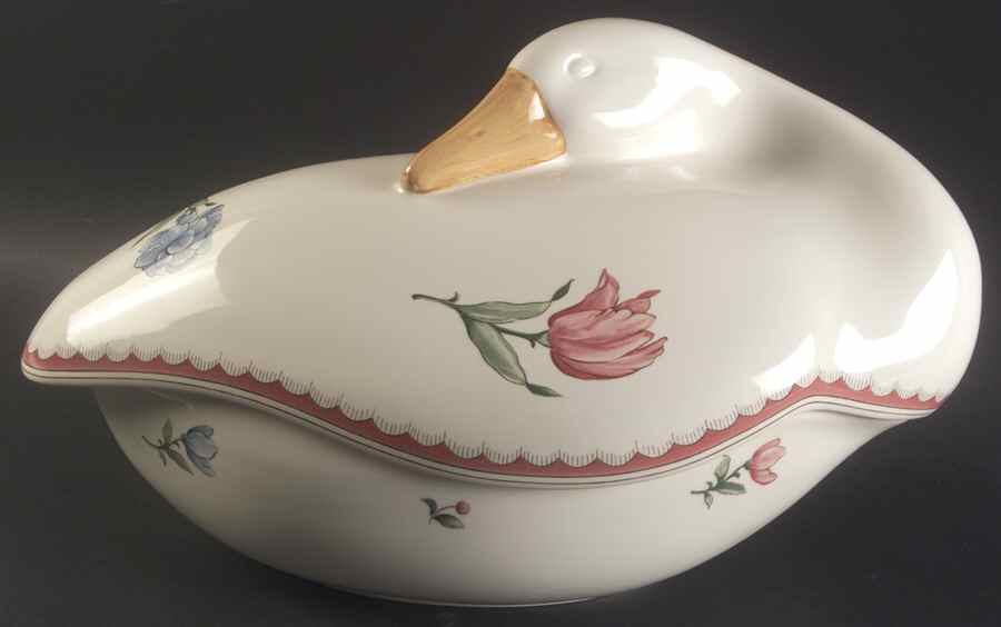 Jardin d'Alsace Fleur Figural Tureen & Lid by Villeroy & Boch-1