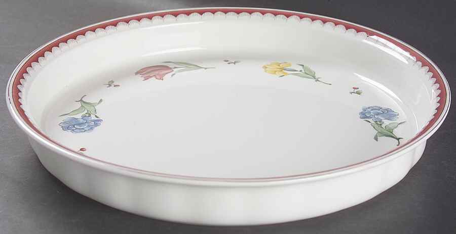 Jardin d'Alsace Fleur 12" Quiche by Villeroy & Boch-1