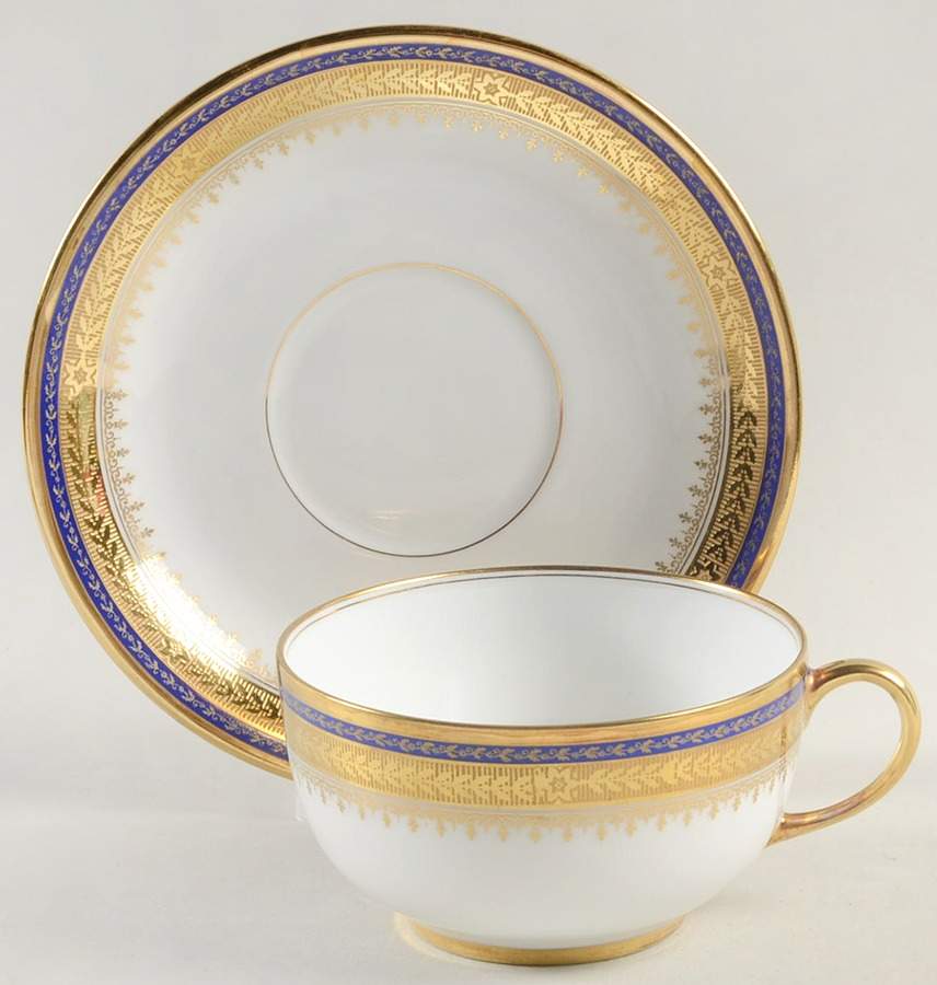 VIG71 Flat Cup & Saucer Set by Vignaud-1