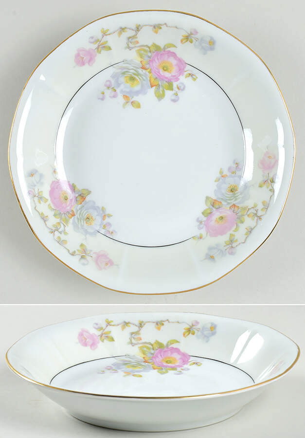 VIT147 Rim Soup Bowl by Victoria (Czech)-1