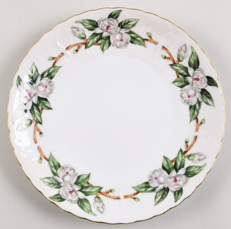 Camellia Salad Plate by Victorian (Japan)-1